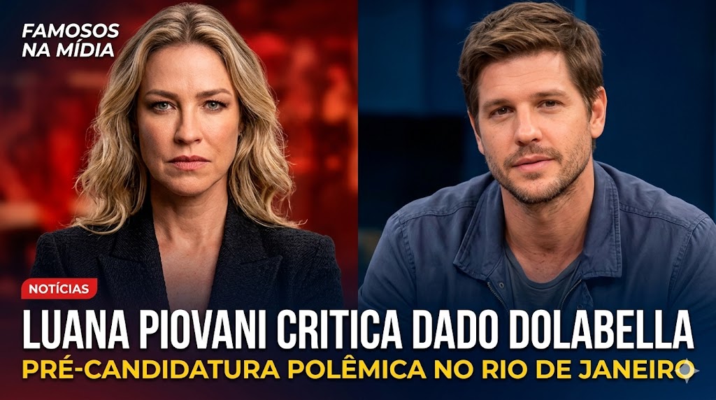 Luana Piovani critica Dado Dolabella após anúncio de pré-candidatura no Rio