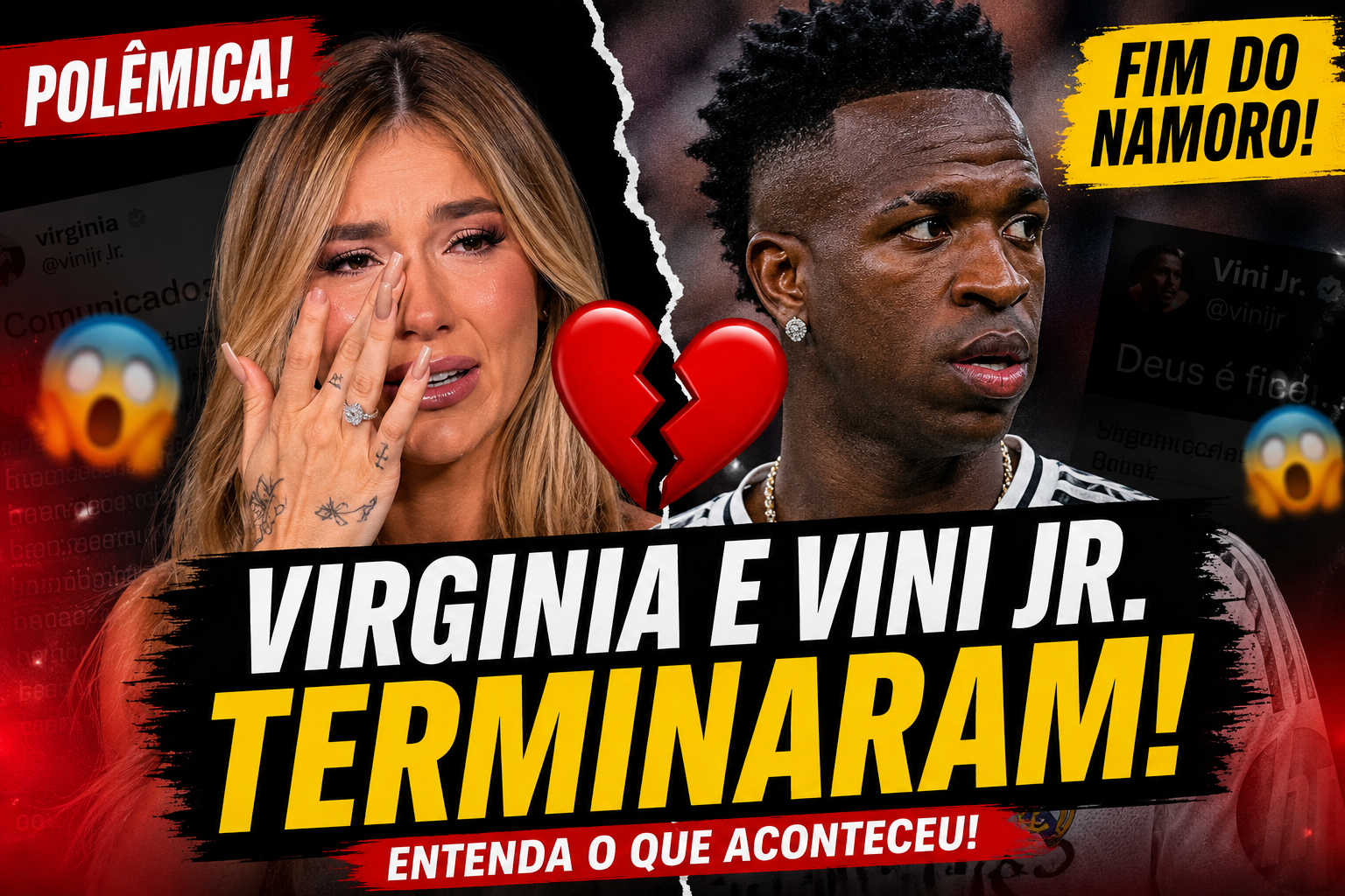 Virginia Fonseca e Vini Jr. terminam namoro e web reage com surpresa nas redes sociais