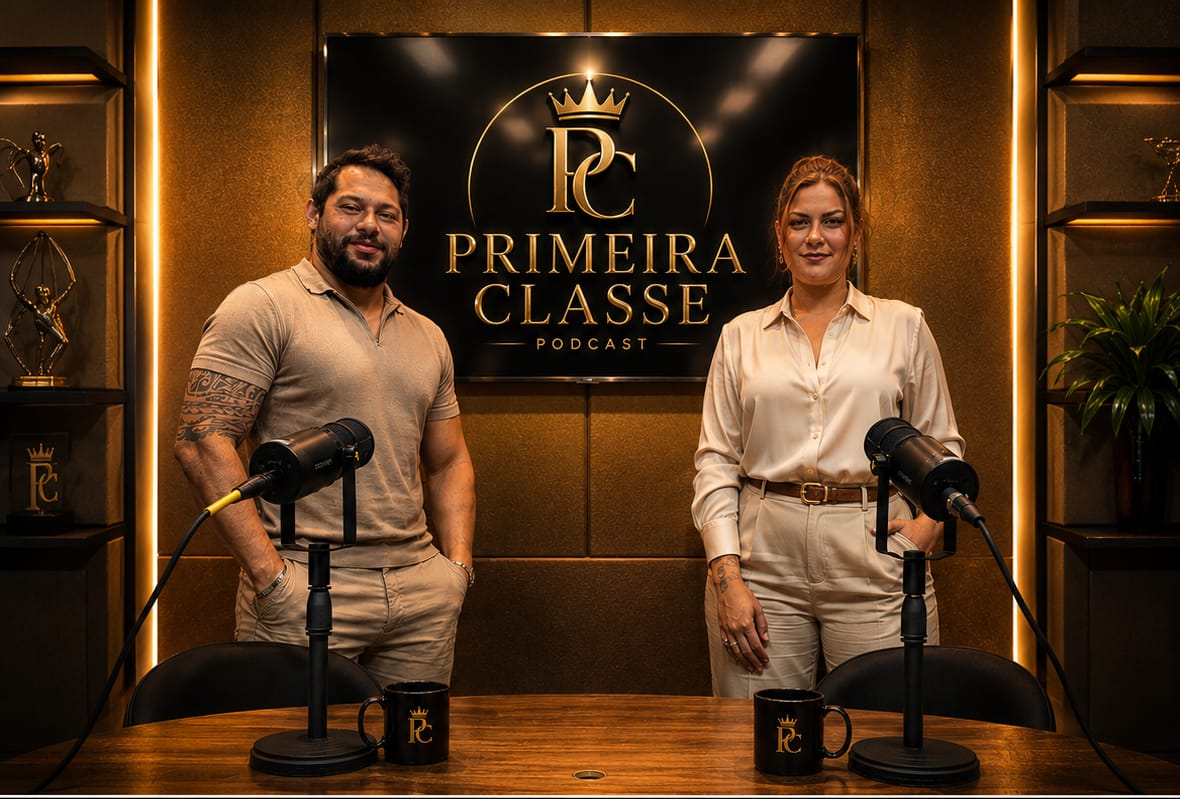 🎙️ Primeira Classe Podcast promete reunir famosos e empresários em clima de exclusividade