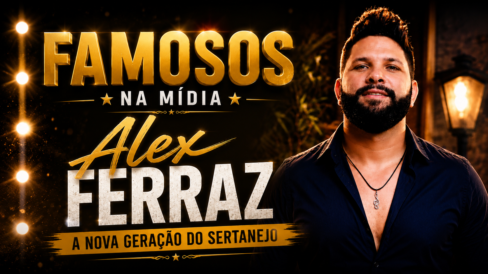 Alex Ferraz: cantor sertanejo e locutor constrói trajetória de sucesso entre a música e a comunicação.