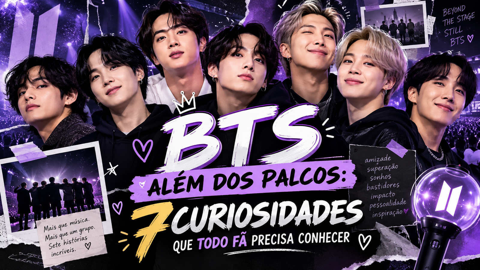 BTS além dos palcos: 7 curiosidades que todo fã precisa conhecer