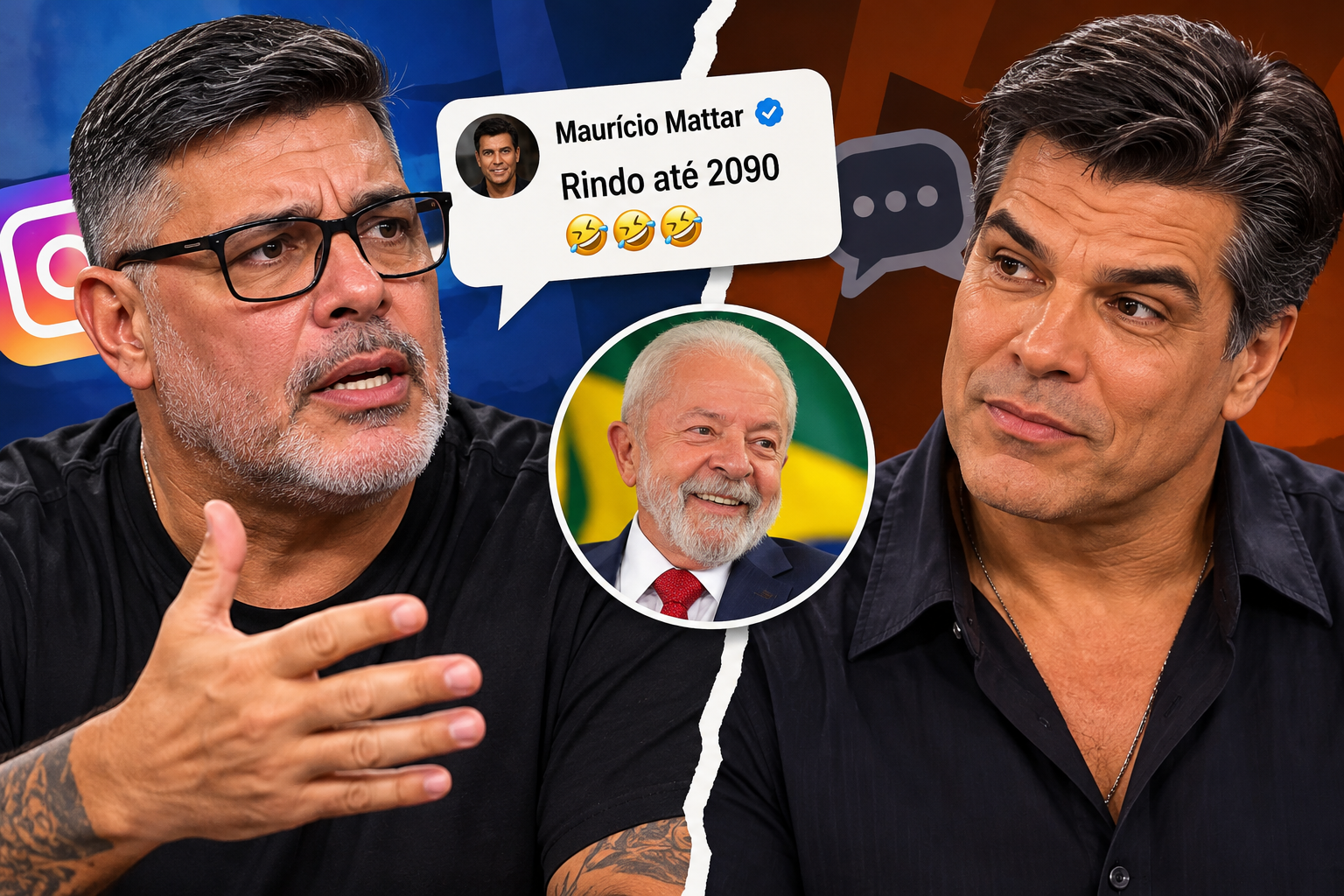 Alexandre Frota e Maurício Mattar trocam farpas após comentário sobre Lula e expõem amizade de décadas