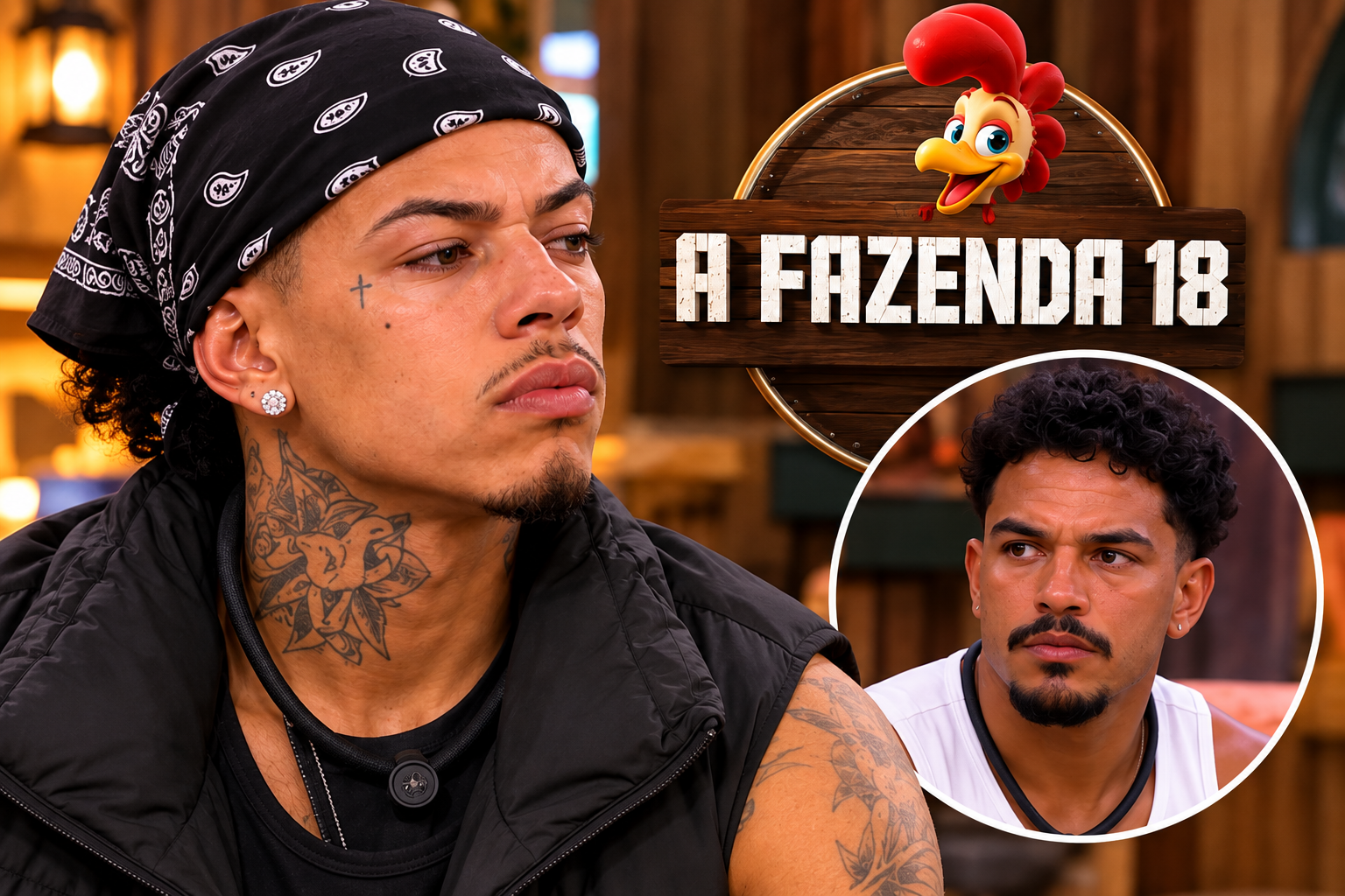 Jottapê desiste de A Fazenda 18 após eliminação de Igor Monteiro e surpreende participantes