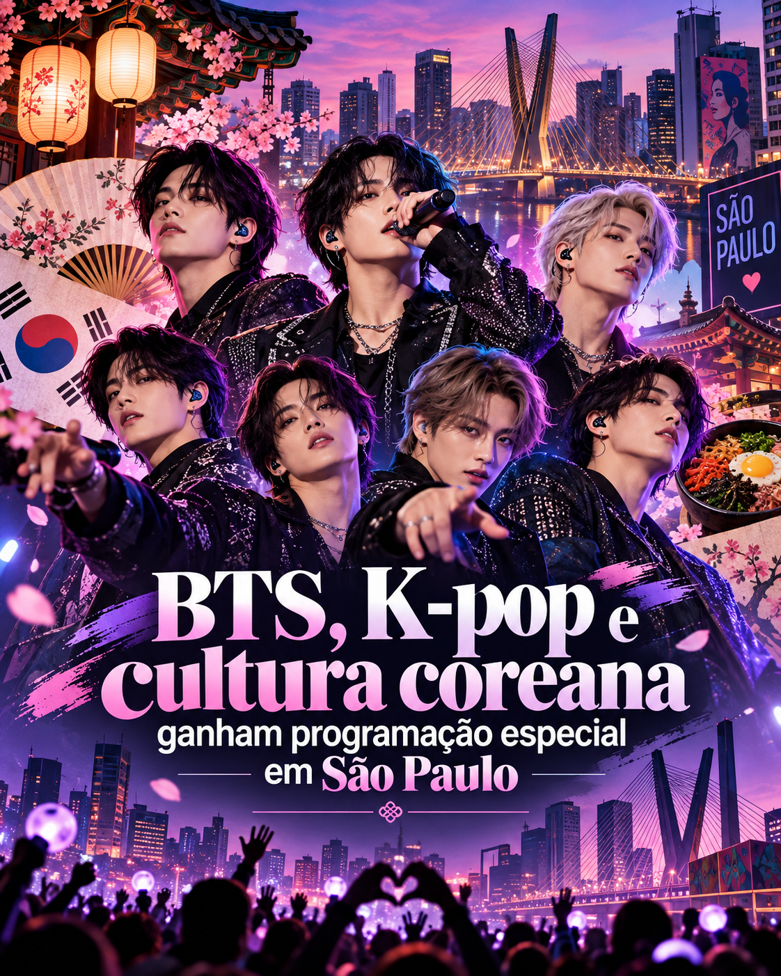 BTS, K-pop e cultura coreana ganham programação especial em São Paulo